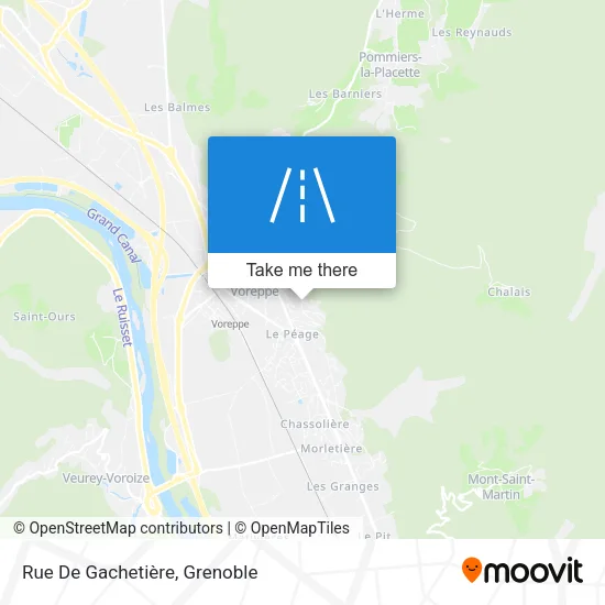 Rue De Gachetière map