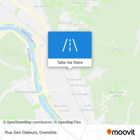 Rue Des Glaïeuls map