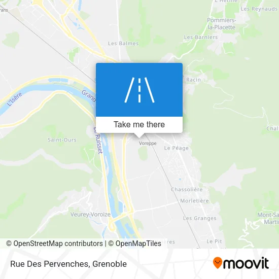 Rue Des Pervenches map