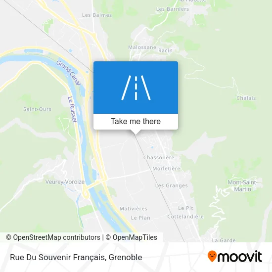 Rue Du Souvenir Français map