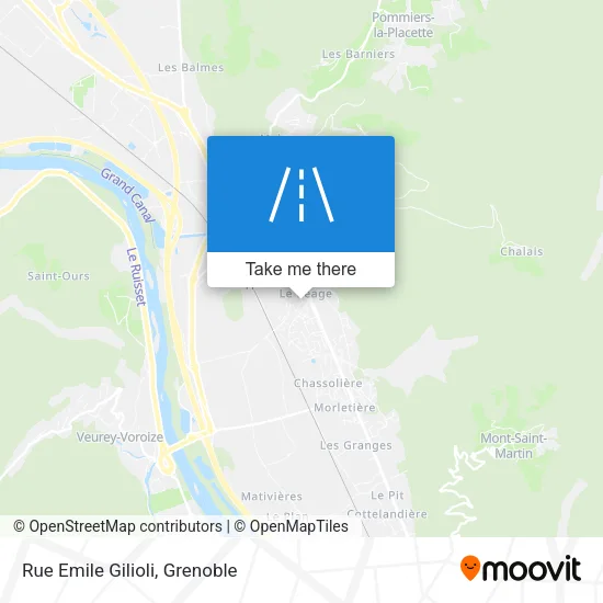 Rue Emile Gilioli map