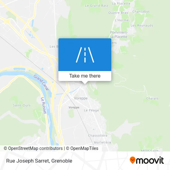 Rue Joseph Sarret map