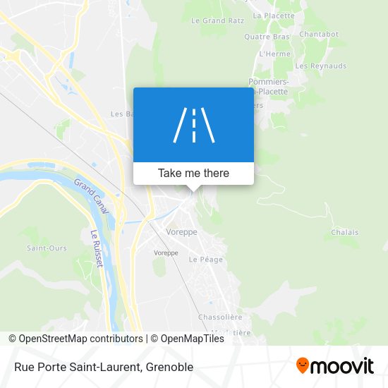 Rue Porte Saint-Laurent map