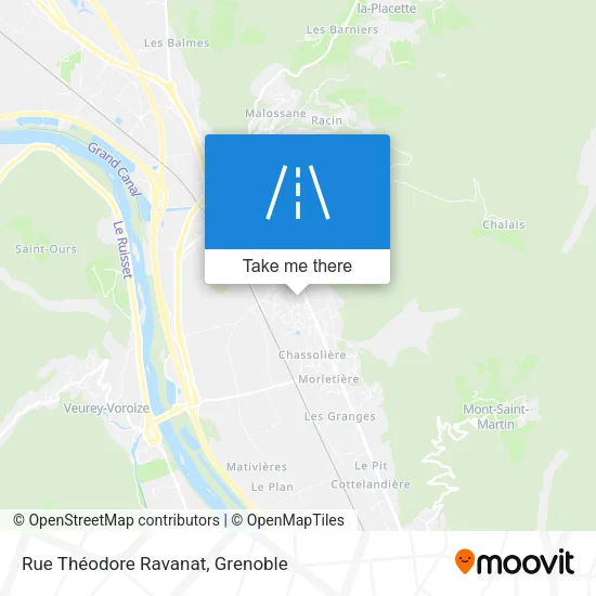 Rue Théodore Ravanat map