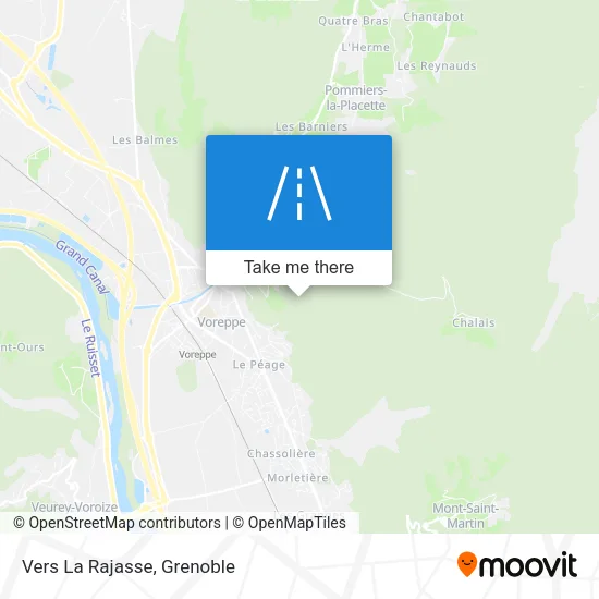 Vers La Rajasse map