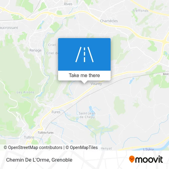 Chemin De L'Orme map