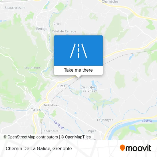 Chemin De La Galise map