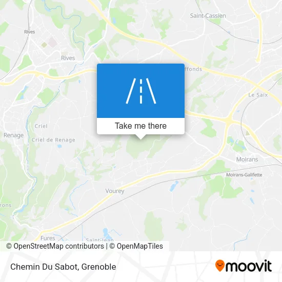 Chemin Du Sabot map
