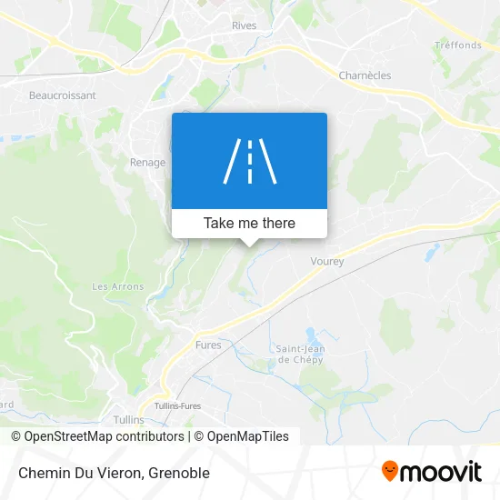 Chemin Du Vieron map