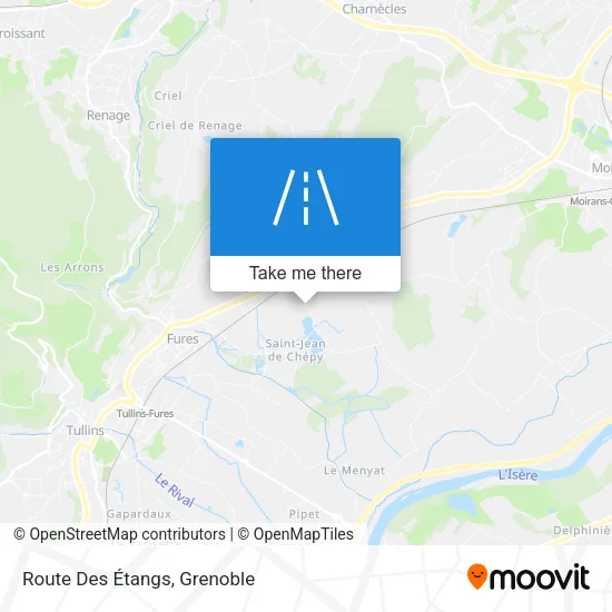 Route Des Étangs map