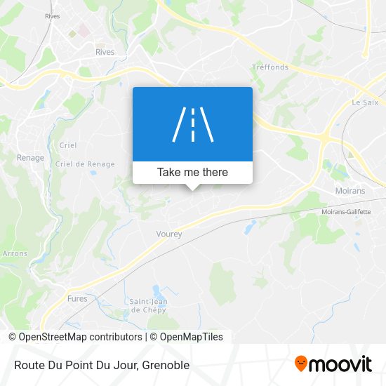 Route Du Point Du Jour map