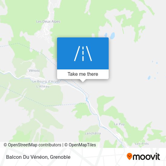 Balcon Du Vénéon map