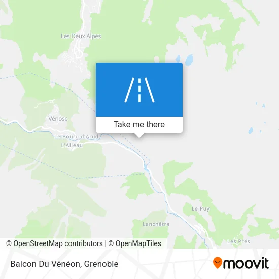 Balcon Du Vénéon map