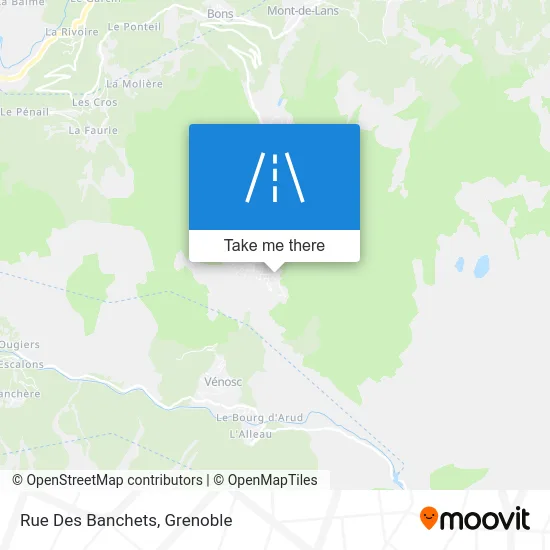 Rue Des Banchets map