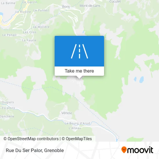 Rue Du Ser Palor map