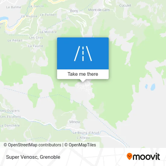 Super Venosc map