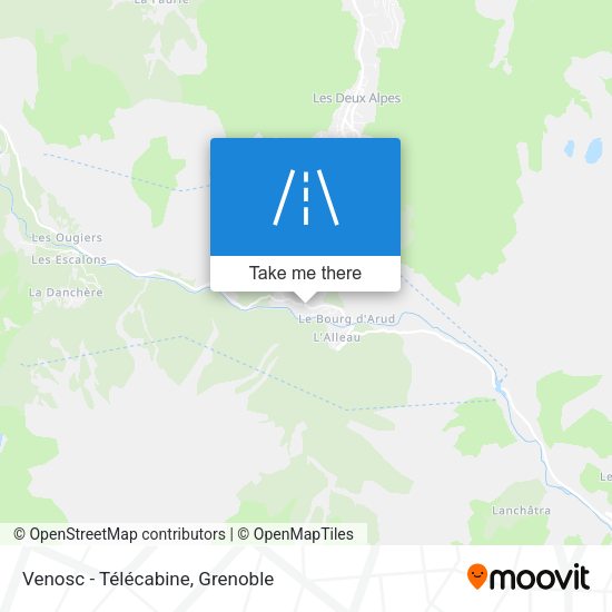 Venosc - Télécabine map