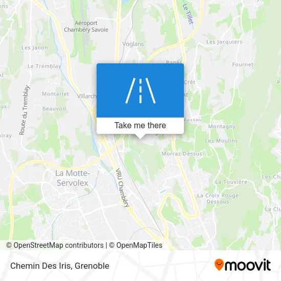Chemin Des Iris map