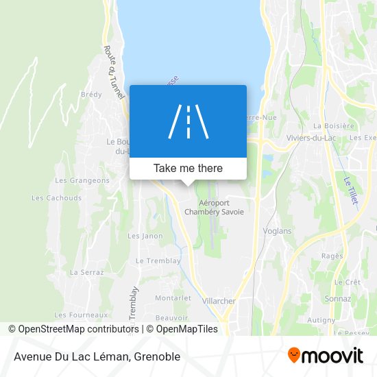 Avenue Du Lac Léman map