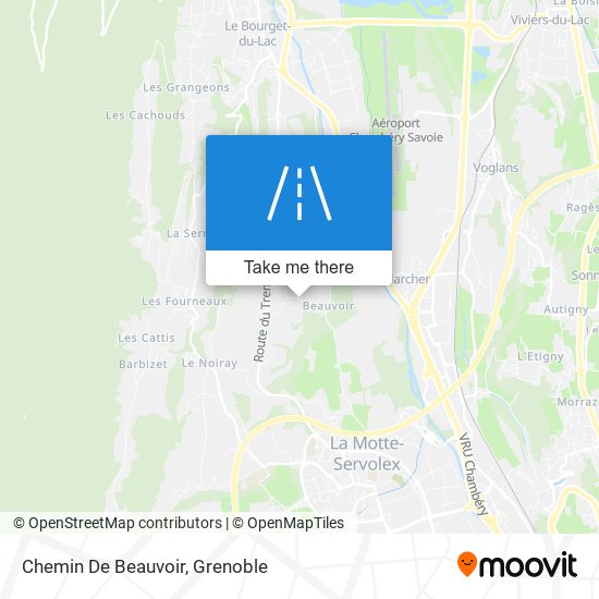 Chemin De Beauvoir map