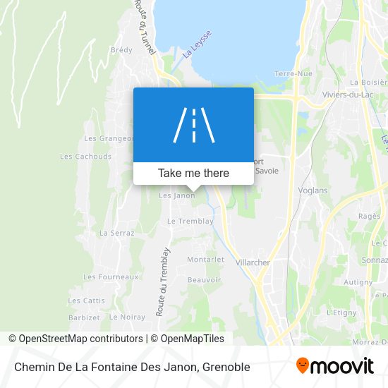 Chemin De La Fontaine Des Janon map