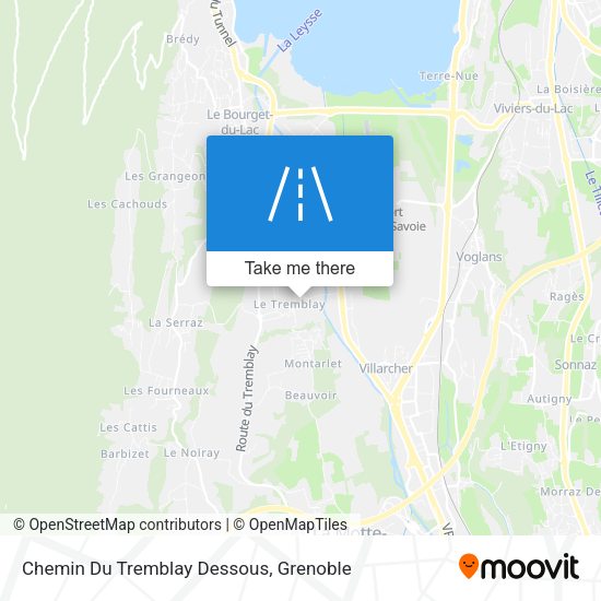 Chemin Du Tremblay Dessous map