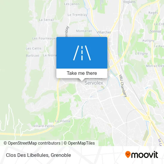 Clos Des Libellules map