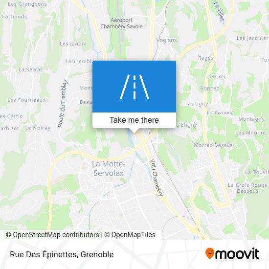 Rue Des Épinettes map