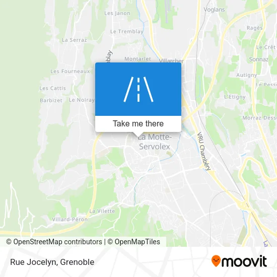 Rue Jocelyn map