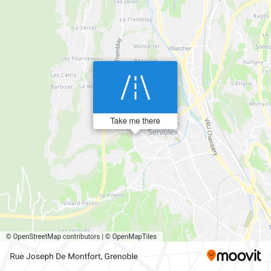 Rue Joseph De Montfort map