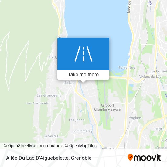 Allée Du Lac D'Aiguebelette map