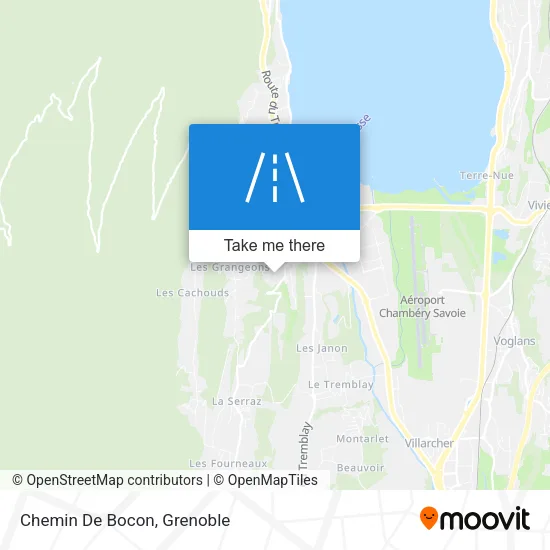 Chemin De Bocon map