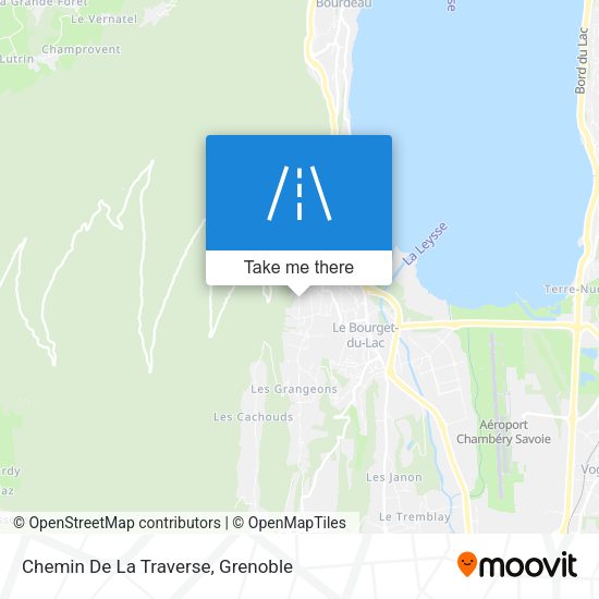 Chemin De La Traverse map