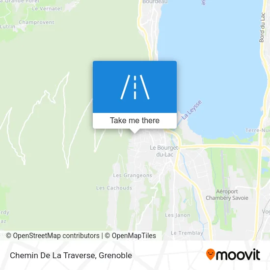 Chemin De La Traverse map