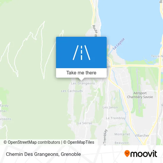 Chemin Des Grangeons map