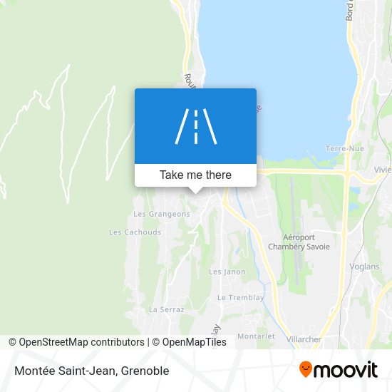 Montée Saint-Jean map