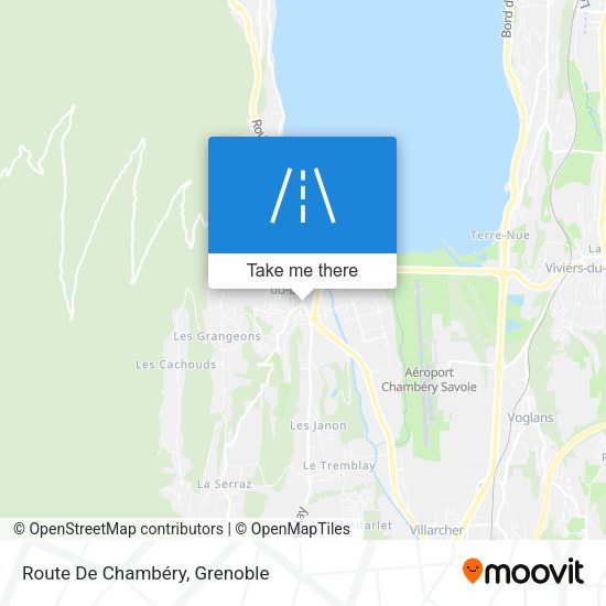 Route De Chambéry map