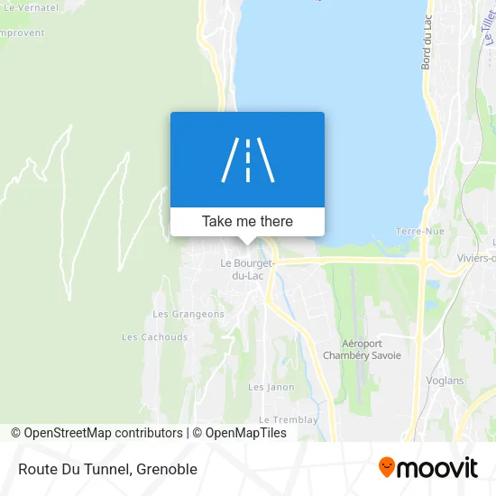 Route Du Tunnel map