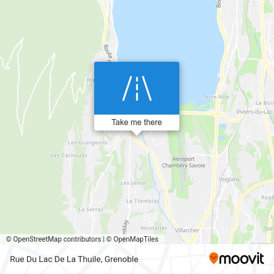 Rue Du Lac De La Thuile map
