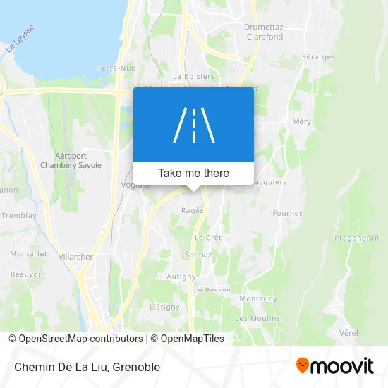 Chemin De La Liu map