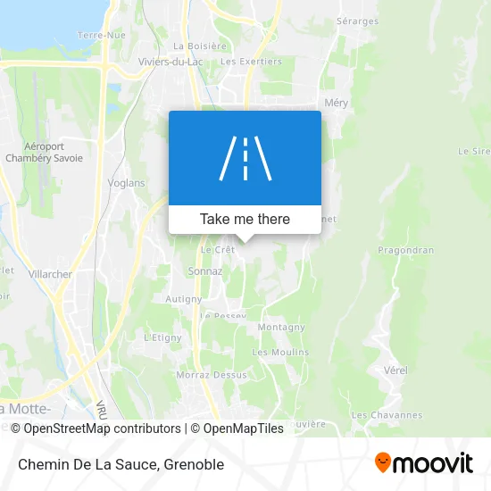 Chemin De La Sauce map