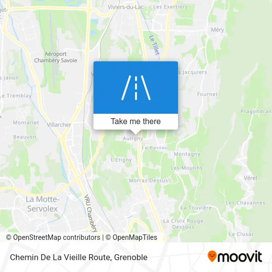 Chemin De La Vieille Route map