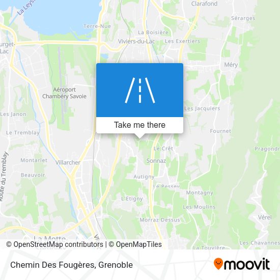Chemin Des Fougères map