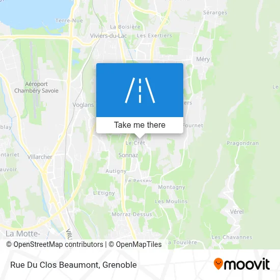 Rue Du Clos Beaumont map