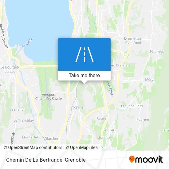 Chemin De La Bertrande map