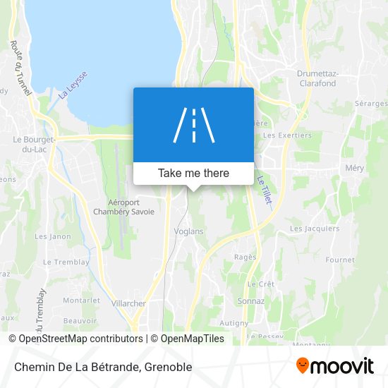 Chemin De La Bétrande map