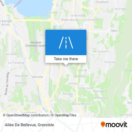 Allée De Bellevue map