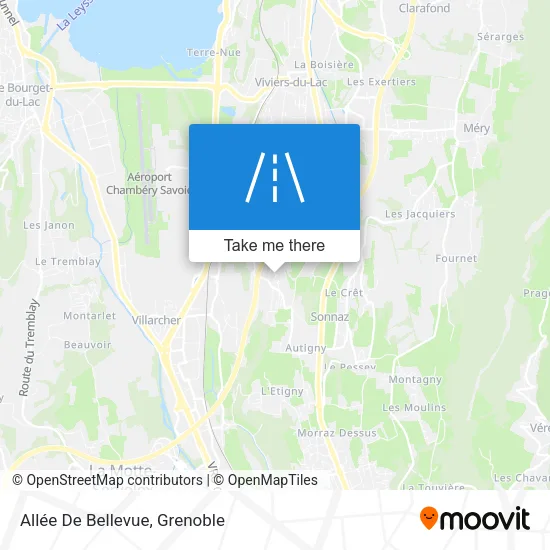 Allée De Bellevue map