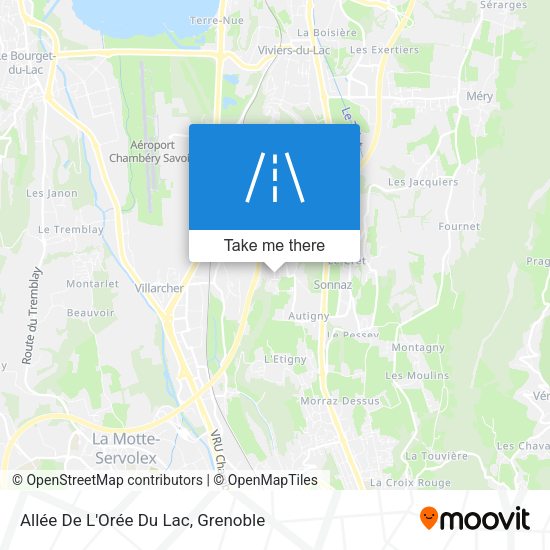 Allée De L'Orée Du Lac map