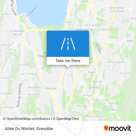 Allée Du Nivolet map